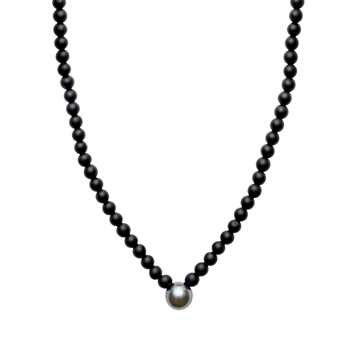 Onyx pearl necklace online