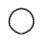 ARO Meteorite & Onyx Bracelet ::: 5mm :::