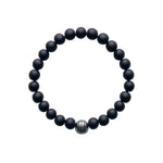 ARO Circled Tahitian Pearl & Onyx Bracelet ::: 8mm :::